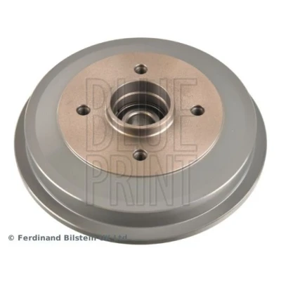 Image of 424749 Brake Drum BLUE PRINT ADBP470012 with wheel bearing Rear Axle 245mm CITROËN: C2 Hatchback, C3 II, I PEUGEOT: 206 Hatchback