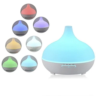Image of Sensky SK554 Aroma Diffuser 300ml Essential Oil Electric Ultrasonic Humidifier Aromatherapy Cool Mist Humidifiers Color Changing Air Purifier White