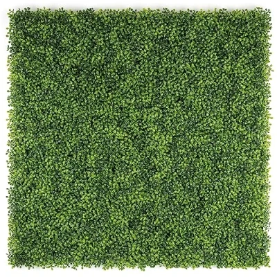 Image of CHRISTOW Boxwood Artificial Living Wall Panels, Garden Privacy Screening, Fence Covering Decoration, Indoor Outdoor, Waterproof UV Protected, 1m x (3 Sets of 4 50cm 50cm)