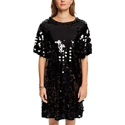 Image of Esprit BIG Cocktail dress / Party dress, Women&#039;s, Size: 14, Black