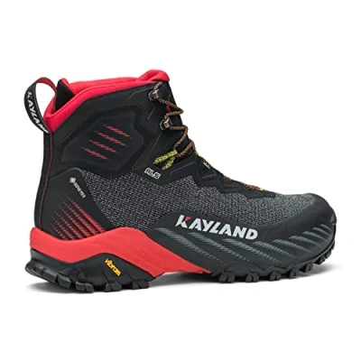 Image of Kayland 018022480 DUKE MID GTX Hiking shoe Male BLACK RED UK 9