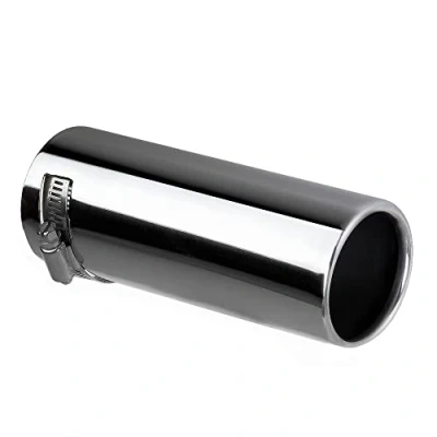 Image of E TECH 50mm Diameter Classic Round Exhaust Tip Fits pipes 30mm 45mm