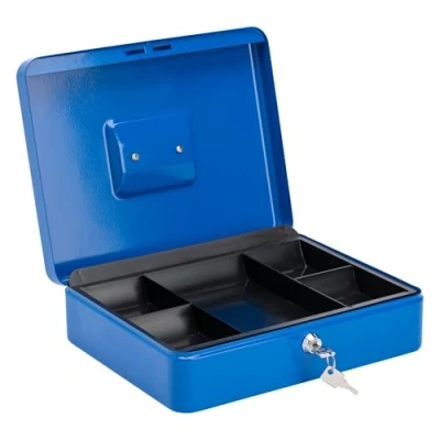 Image of Burg Wachter CB04BL Cash Box, Blue, 300 x 90 240mm