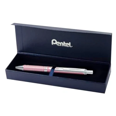 Image of Pentel Energel Sterling Pink Retractable Gel Rollerball Pen, BL407P/BX A