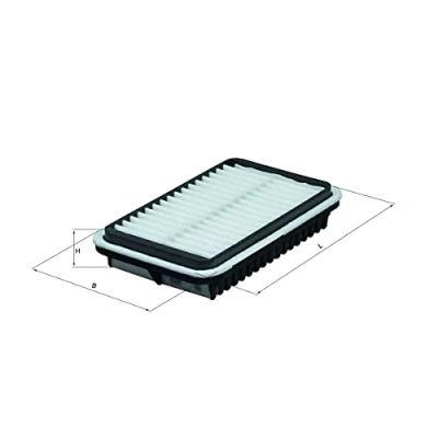 Image of 76656854 Air Filter MAHLE ORIGINAL LX 1588 41,5mm 138mm 236,0, 236,0mm Insert SUZUKI: Alto VI