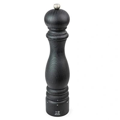 Image of PEUGEOT Paris u&#039;Select 30 cm Pepper Mill 6 Predefined Grind Settings Made with PEFC Certified Wood in France Black Laquered Colour
