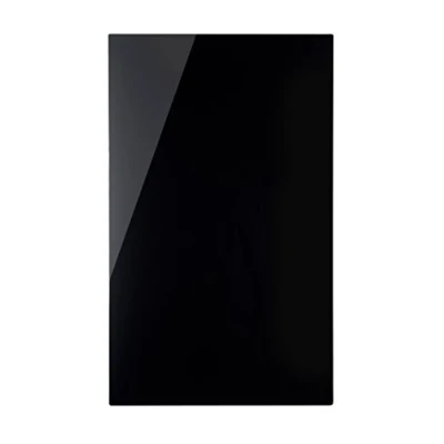 Image of Bi Office Black Glass Memo Tile Board 78x48cm
