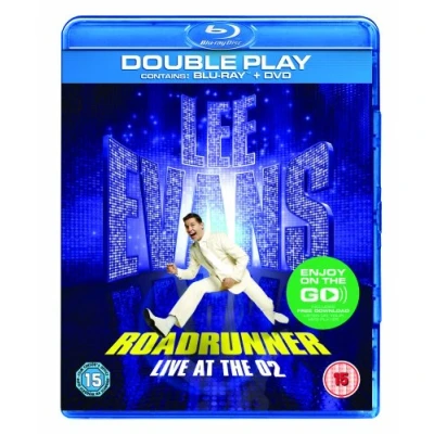 Image of Lee Evans Roadrunner Live at The O2 Double Play (Blu ray + DVD)
