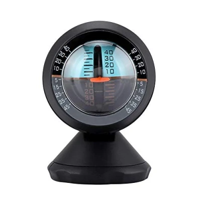 Image of Nikou Car Inclinometer, Vehicle Inclinometer Slope Indicator Meter Tilt Gauge Road Safety Instrument Gradient Balancer Measure Equipment for Auto Boat Tourism