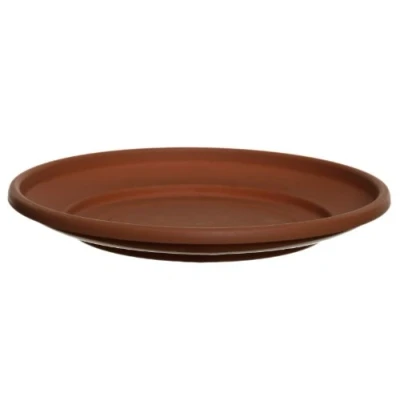 Image of 4 x 32cm Round Base Venetian Saucer Terracotta Planter Heavy Duty Water Tray