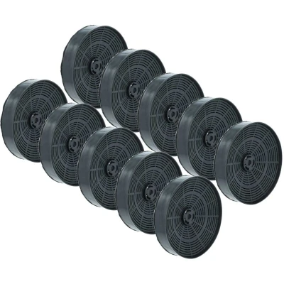 Image of vhbw 10x Activated Carbon Filter Replacement for ZANKER 902980150/4, E3CFOA, 911625/2 Extractor Hood