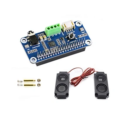 Image of IBest WM8960 Hi Fi Sound Card HAT Audio Module for Raspberry Pi Supports Stereo Encoding/Decoding Playing/Recording directly Drive Speakers to Play Music,I2S I2C Interface