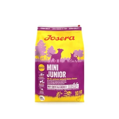 Image of JOSERA MiniJunior (1 x 10 kg) Welpenfutter für Kleine Rassen eine optimale Entwicklung Super Premium Trockenfutter wachsende Hunde 1er Pack