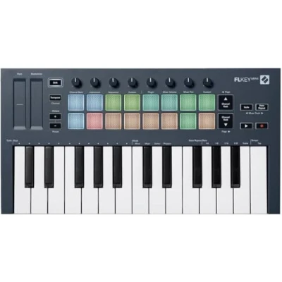 Image of Novation FLkey Mini — Portable 25 Key, USB, MIDI Keyboard Controller with FL Studio Integration for Music Production