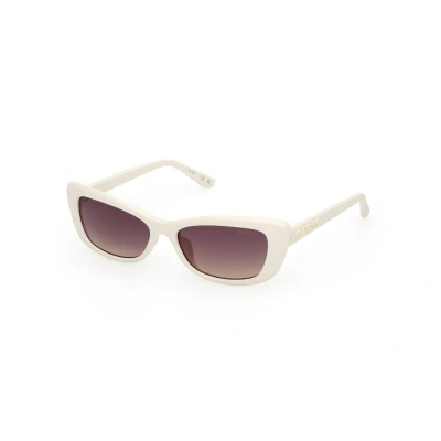 Image of Sunglasses Guess Gu00156 h col. 21b Donna Squadrata Bianco