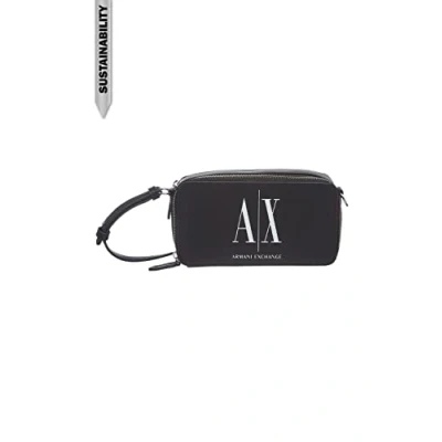 Image of Armani Exchange Women&#039;s Icon, Sustainable, Zip Around Camera case, 20, OS