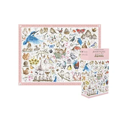 Image of Wrendale Designs &#039;Garden Birds&#039; Jigsaw Puzzle