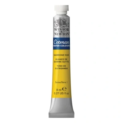 Image of Winsor &amp; Newton 303266 Cotman Water Colour Tube Gamboge Hue, 8 ml (Pack of 1)