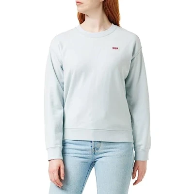 Image of Levi&#039;s Women&#039;s Standard Crew Sweatshirt, Plein Air, S
