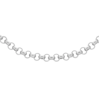 Image of Tuscany Silver Women&#039;s Sterling 1 mm Belcher Chain Necklace of Length 46 cm/18 Inch
