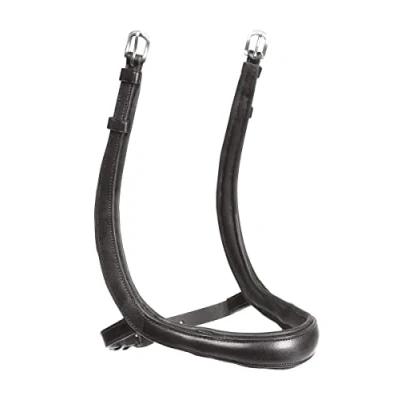 Image of Shires Velociti Rapida Ergonomic Curved Cavesson Noseband (X.Full, Black)