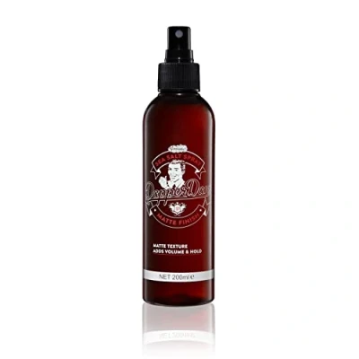 Image of Dapper Dan Sea Salt Spray, Texturizing Hair Spray for Men, Matte and Textured Finish, Adds Thickness Volume, Natural Classic Sandalwood Scent, 1 x 200ml