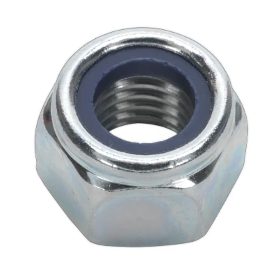 Image of Sealey Nylon Locknut M12 Zinc Pack of 25