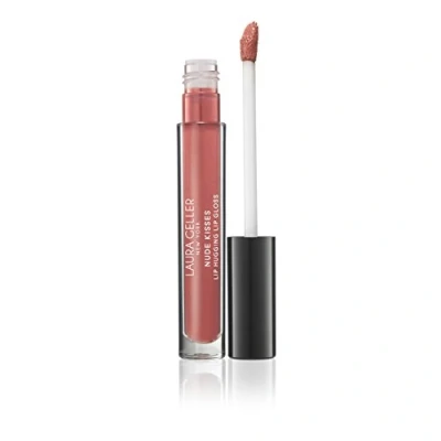Image of LAURA GELLER NEW YORK Nude Kisses Lip Hugging Gloss Non Sticky Finish, Ultra Creamy, High Shine Moisturizer with Vitamin E and Shea Butter, Coastal, 2.9 ml