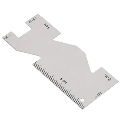 Image of Metal Sewing Gauge Ruler Quilting for Embroidery and Handicraft Processing