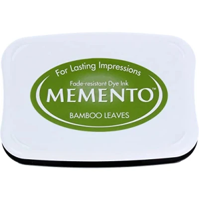 Image of Tsukineko ME000707 Memento Dye Ink Pad Bamboo Leaves