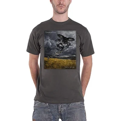 Image of David Gilmour T Shirt Rattle That Lock Logo Official Mens Charcoal Grey L