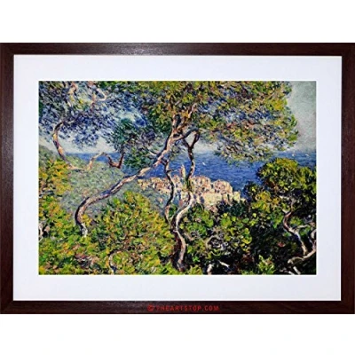 Image of Wee Blue Coo Painting Monet Bordighera Old Master Framed Wall Art Print