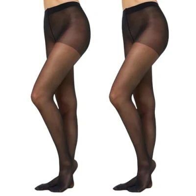 Image of Nur Die Women&#039;s Fit in Form 40 Grosse Gr 2er Tights, Schwarz, 48 52 (Pack of 2)