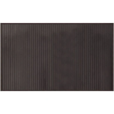 Image of vidaXL Rug Rectangular Dark Brown60x100 cm Bamboo