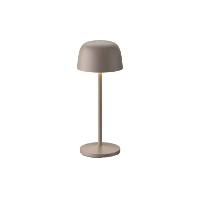 Image of Lindby LED rechargeable table lamp Arietty, 27 cm, beige, aluminium