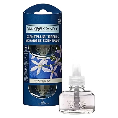 Image of Yankee Candle ScentPlug Fragrance Refills Midnight Jasmine Plug in Air Freshener Oil Up to 60 Days of 2 Count
