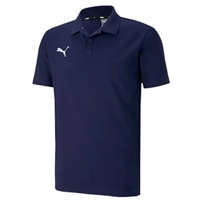 Image of PUMA Men&#039;s teamGOAL 23 Casuals Polo, Peacoat, S