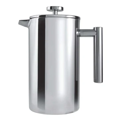 Image of Grunwerg Double wall Polished Straight Sided Cafetiere 8 Cup