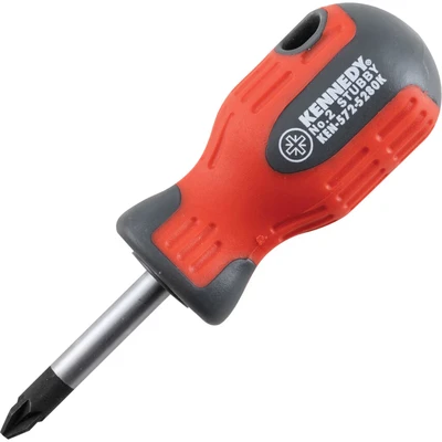 Image of Kennedy Pro torq Stubby Pozi Screwdriver, No.2 Tip, 39mm Blade