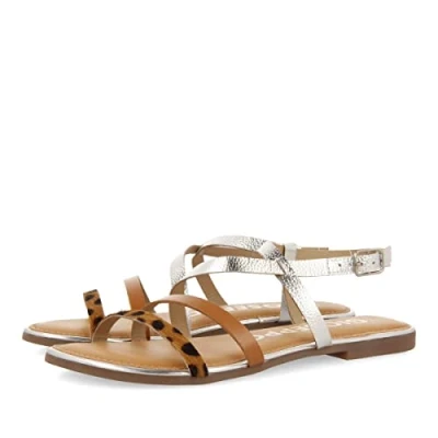 Image of GIOSEPPO Women&#039;s Elbasan Sandal, metallic Silver, 4 UK