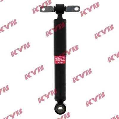 Image of SU001B2185 Shock Absorber KYB 3418008 Rear Axle Gas Pressure Twin Tube Telescopic Top yoke, Bottom eye CITROËN: Berlingo, Berlingo Van