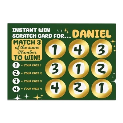 Image of RED OCEAN Personalised Custom Scratch Card Reveal Gift For Him, Birthday Christmas Men, Son Brother Dad Grandad Uncle, Novelty Gifts Him