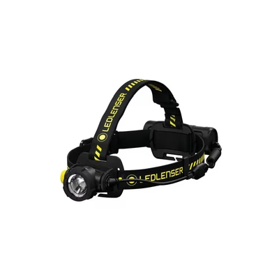 Image of Ledlenser H7R Work Rechargeable Outdoor LED Head Torch, Super Bright 1000 Lumens Headlamp, Water Resistant (IP67), Camping, Hiking Equipment, Torch Rechargeable, Up to 60 Hours Running Time