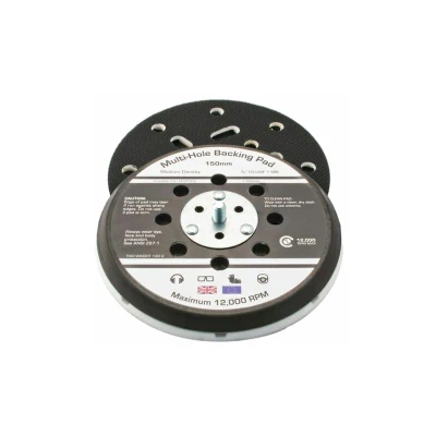 Image of 17099 Flexipads 150MM (6&quot;) 5/16&quot; M8 Velc Multi hole DA