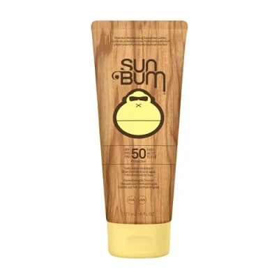 Image of Sun Bum Original SPF 50 Cream Lotion, Moisturizing Sunscreen with Vitamin E, Vegan and Reef Friendly, Broad Spectrum UVA/UVB Protection, 177ml