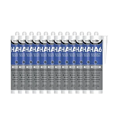 Image of 12x Bond It Clear HA6 RTV Silicone Sealant Marine Aquarium Safe Water Fish Tank