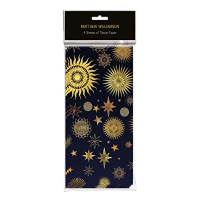 Image of Matthew Williamson Stardust Pack of 4 Sheets Tissue Paper