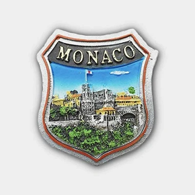 Image of 3D Ancient Castle Palace Of Monaco Fridge Magnet,Home &amp; Kitchen Decoration Magnetic Sticker Refrigerator Magnet tourist souvenir gift