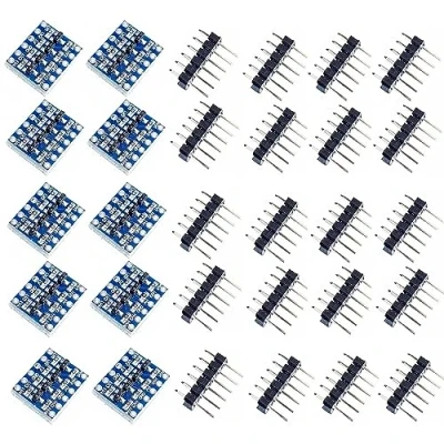 Image of 4 Channels IIC I2C Logic Level Converter Bi Directional 3.3V 5V Shifter Module for Arduino 10pcs