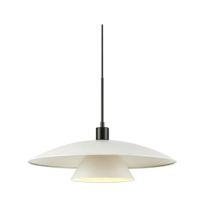 Image of Markslöjd Millinge pendant light, white, metal, Ø 50 cm